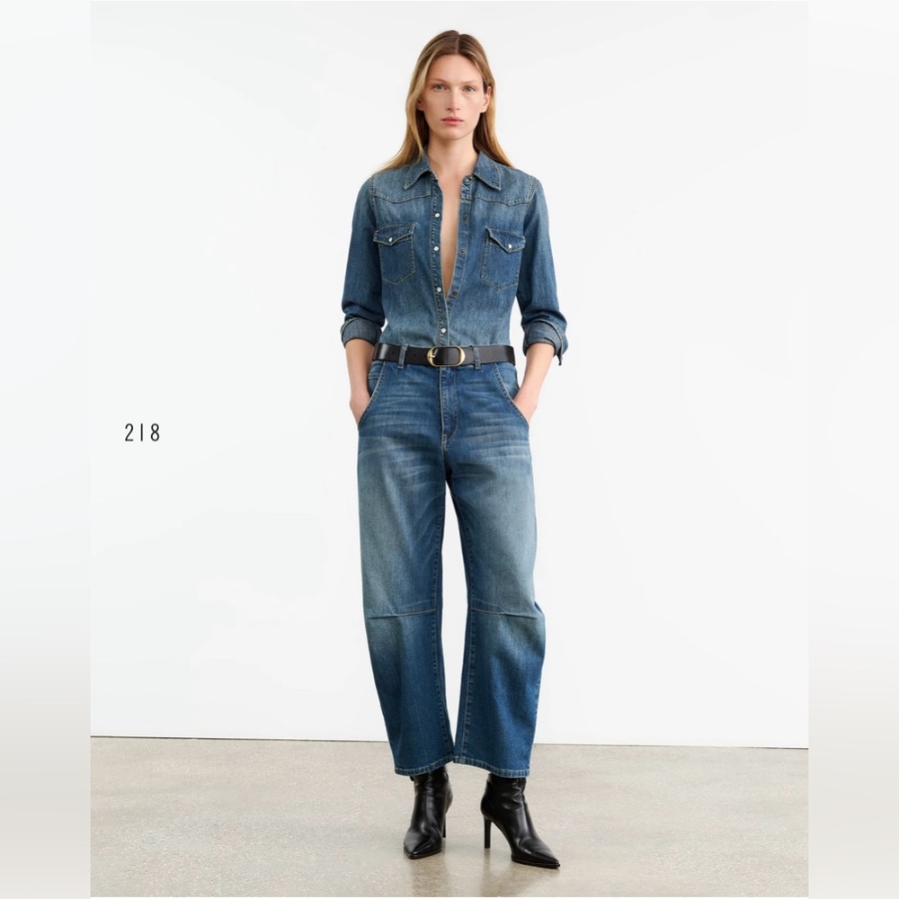 Nili Lotan Dark Blue Ankle Jeans